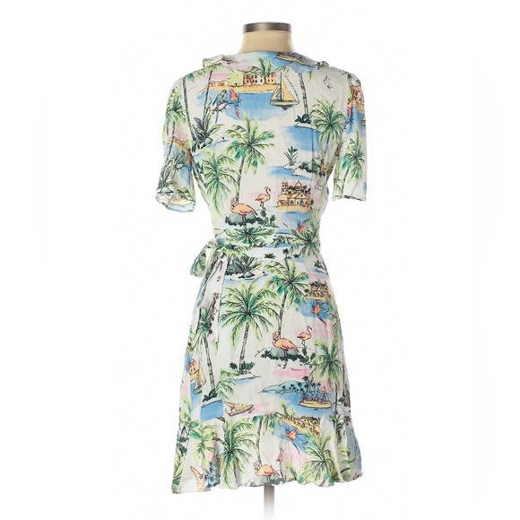 ZARA Resort Wrap Dress - Picture 2 of 5